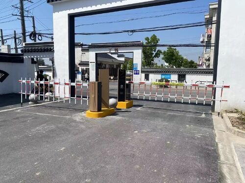 trường hợp công ty mới nhất về E40Pro Barrier Gate | Chinese-style Community Entrance