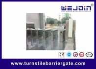 110V/220V 900mm Access Control Flap Barrier Gate With Enhanced Functions