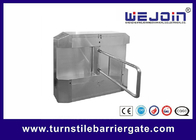 Acrylic plate Arm Turnstile Entry Swing Barrier Gate Systems With Dry Contact Interface