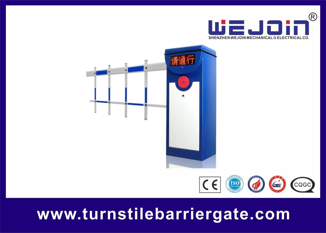 Parking Lot Boom Vehicle Barrier Gates , Automatic Gate Barrier System Steel Housing