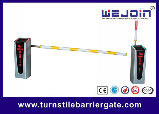 Cổng rào chắn bằng thép không gỉ SUS304 cánh tay thẳng tiếng ồn thấp cho cổng thu phí đường cao tốc