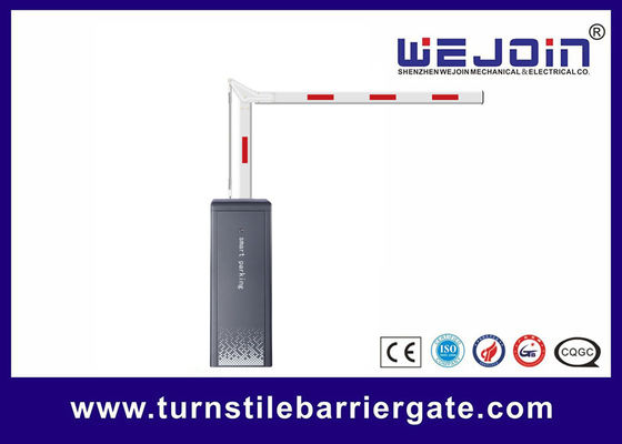 Cổng rào chắn điện tử DC24V với động cơ hợp kim nhôm và lồng màu xám bạc
