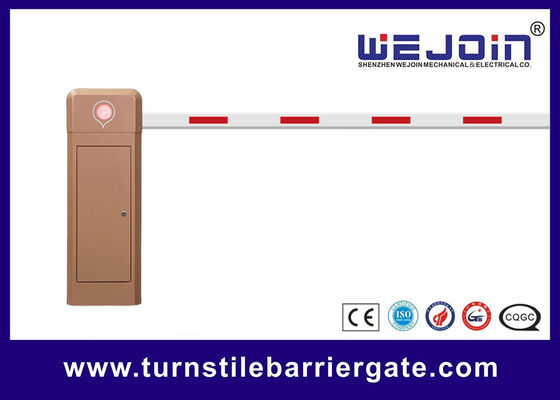 Cổng chắn barie điều khiển từ xa cần thẳng 6m chu kỳ hoạt động 100% biến tần DC24V