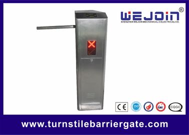 220 V / 110 V Tripod Turnstile Cổng Trong Nhà Rào Cản Kiểm Soát Lối Vào 25-32 Người / Min