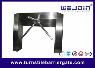 220 V / 110 V Tripod Turnstile Cổng Trong Nhà Rào Cản Kiểm Soát Lối Vào 25-32 Người / Min