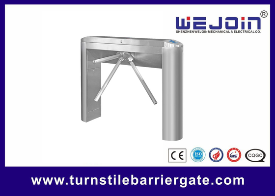 Bàn chải điều khiển truy cập động cơ DC Cổng quay vòng RFID 304 SS Bi - Cấm vượt hướng
