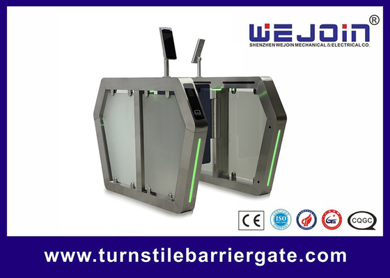 Tốc độ cao nhận dạng khuôn mặt chống nghiền nát Cửa quay Swing Barrier Gate cho nhà ga xe điện